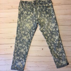 Dear John floral jean capris